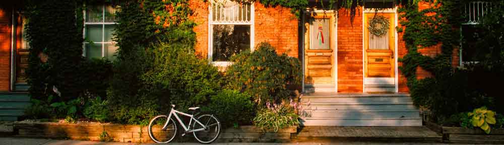 Bicycle and sun