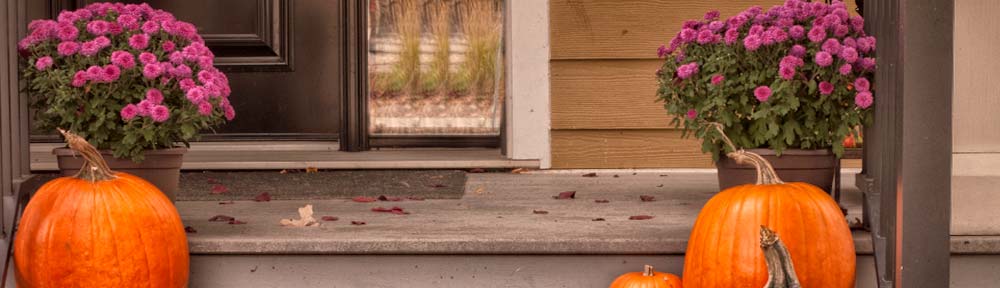Pumpkin porch, Ottawa, Ontario