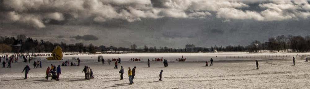 Winter, Dow's Lake, Ottawa, Ontario