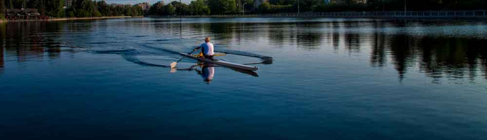 Scull on Rideau Canal, Ottawa, Ontario