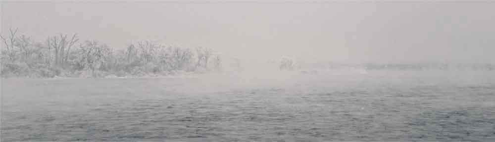 Ottawa River mist, Ottawa, Ontario
